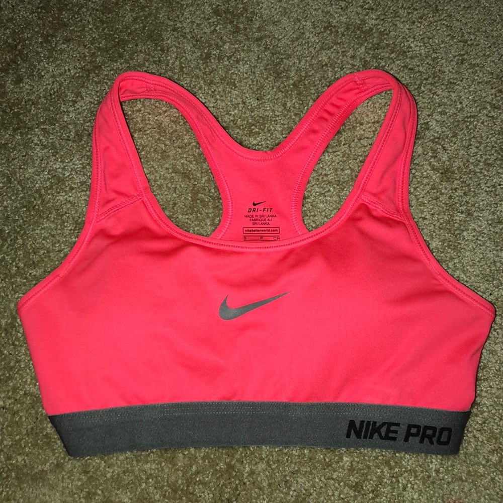 SOLD!!! Pink Nike dri-fit sports bra.